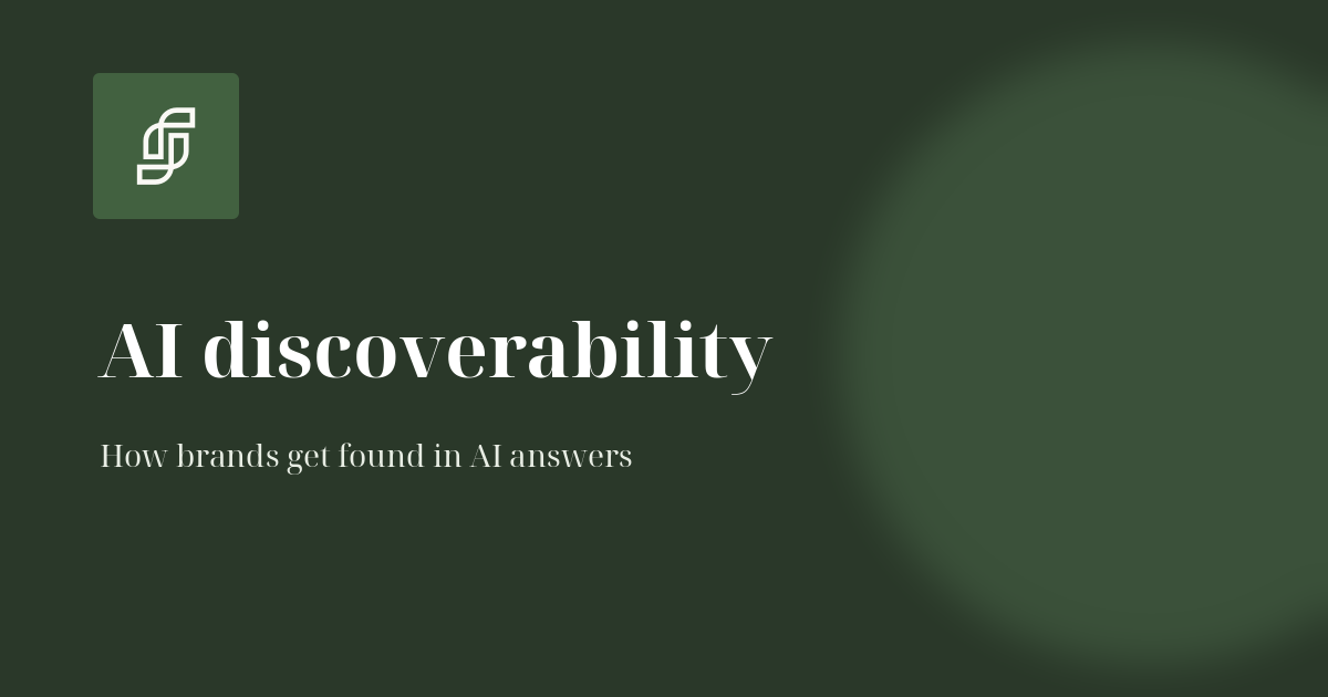 AI discoverability — how brands get found and cited in AI answers, Terradium