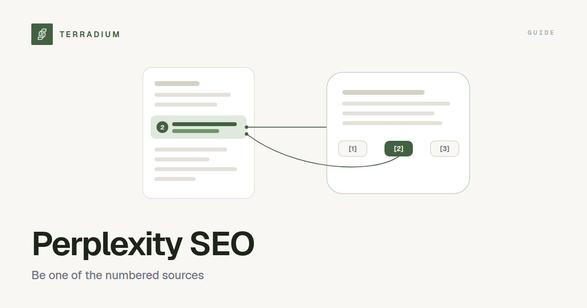 Perplexity SEO: getting a page cited in a Perplexity answer, Terradium